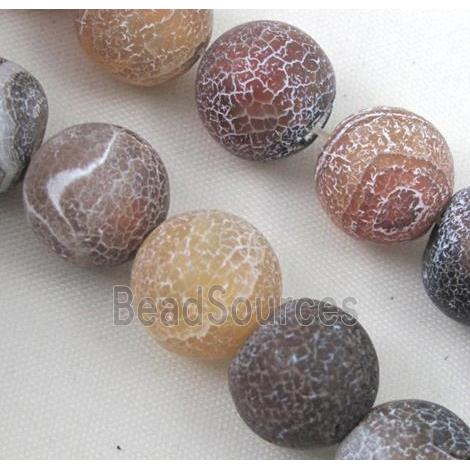 Crackle Agate Round Beads