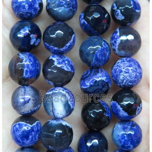 lavender Dichromatic Agate beads, faceted round