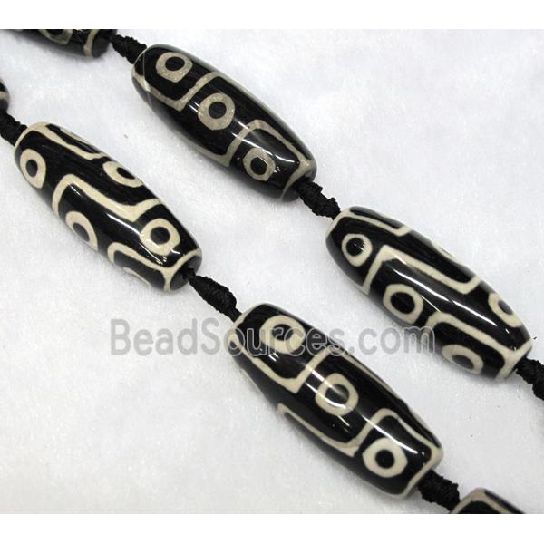 tibetan style agate beads, barrel