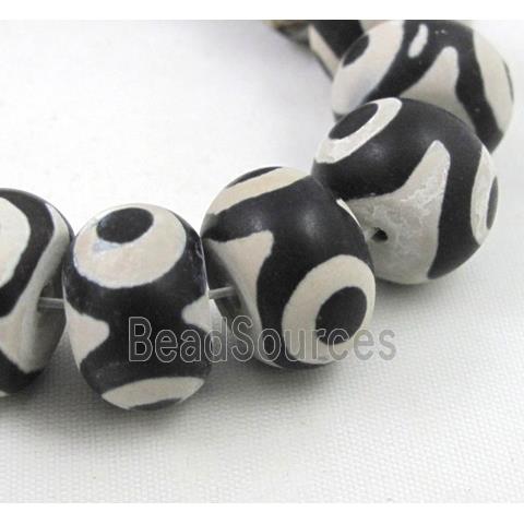 tibetan style Agate Beads, rondelle