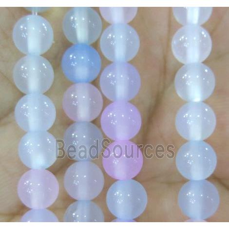 round agate beads, mixed color