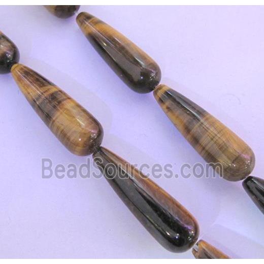 tiger eye bead, teardrop