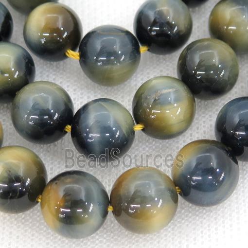 Fancy Dream Tiger eye stone Beads Smooth Round A-Grade