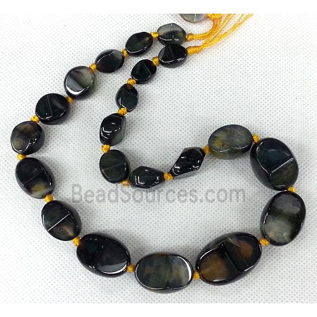 Agate beads Necklace Chain, freeform