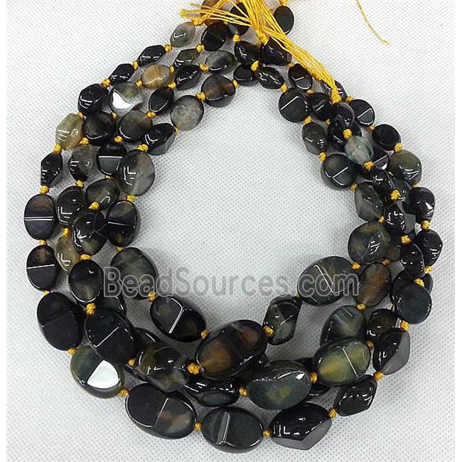 Agate beads Necklace Chain, freeform