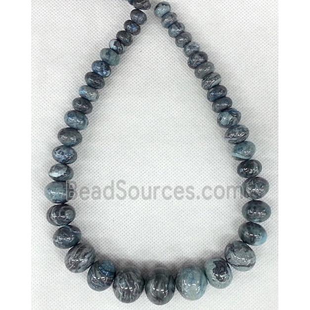 Agate rondelle beads Necklace Chain