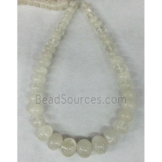 Agate stone beads necklace chain, abacus