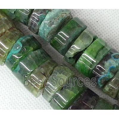 green Agate heishi beads