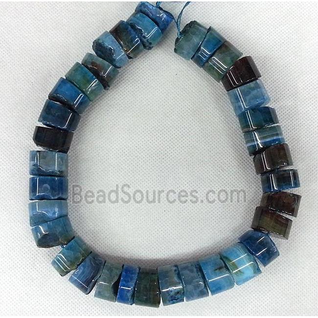 blue Agate heishi beads