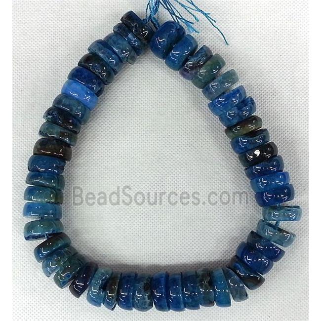 blue Agate heishi beads