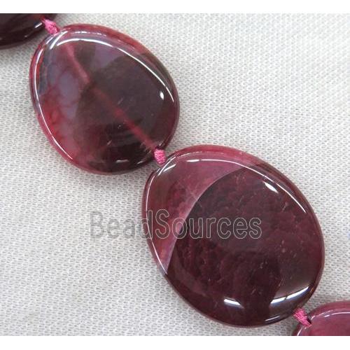 red Agate bead, teardrop