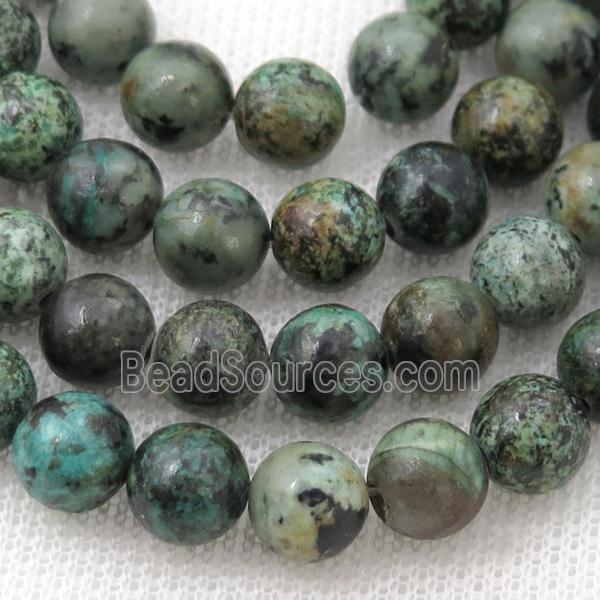 round green African Turquoise beads