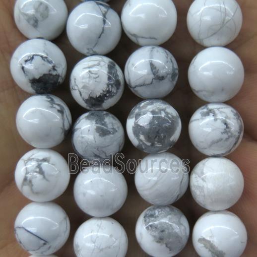 round white Howlite Turquoise beads