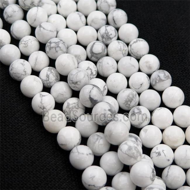 round white Howlite Turquoise beads