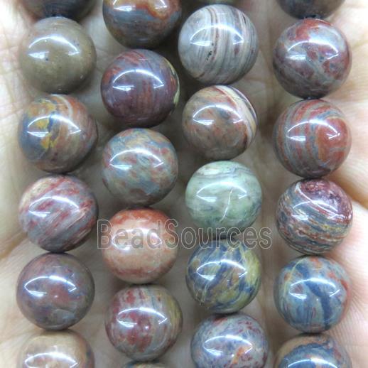 round cuckoo Jasper beads