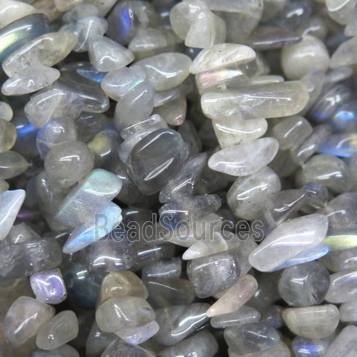 Labradorite chip beads, freeform