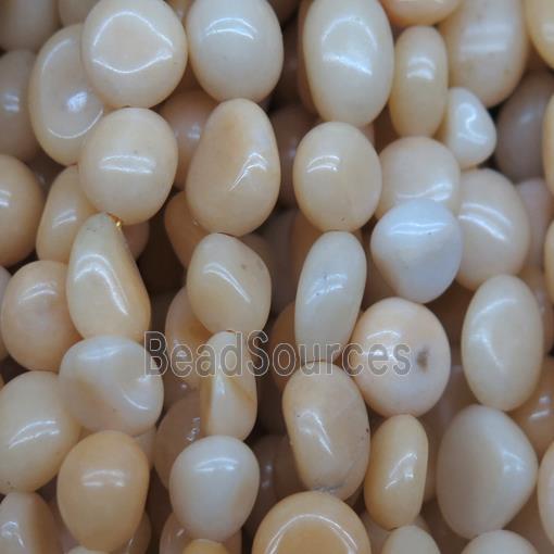 yellow Jasper chip beads, freeform