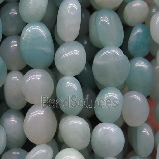 Amazonite chip beads, freeform