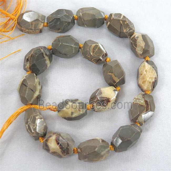 Demon Jasper beads, freeform