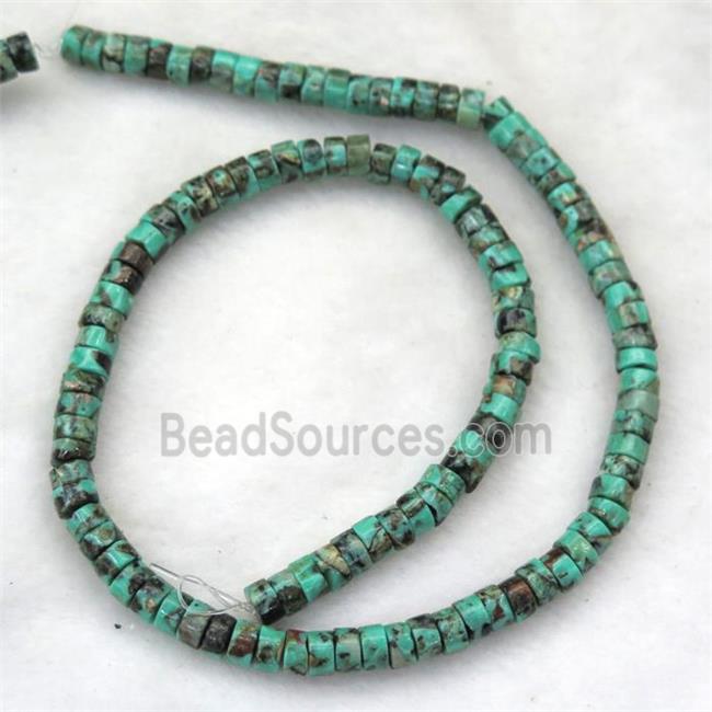 synthetical African Turquoise heishi beads