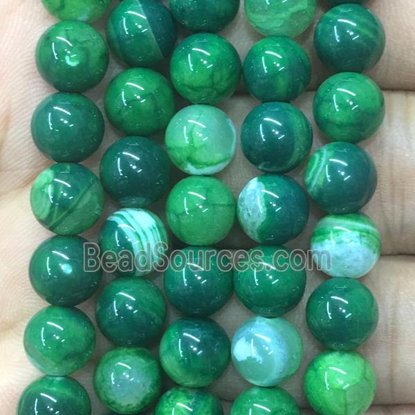 round green Agate beads