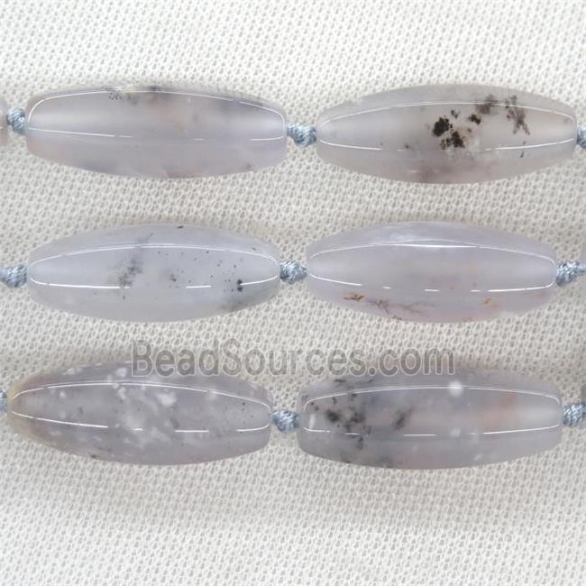 Chalcedony Agate rice beads