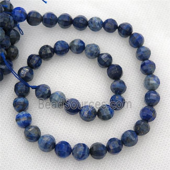 blue Lapis Lazuli, faceted round