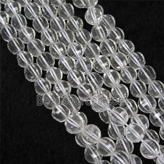 Clear Quartz Beads, faceted round