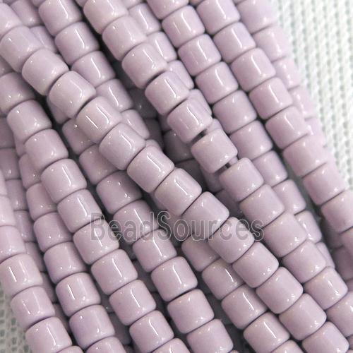 purple Oxidative Agate heishi beads