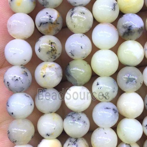 opal stone beads, round