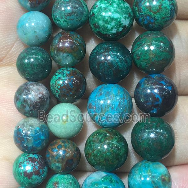 natural Chrysocolla Beads, round