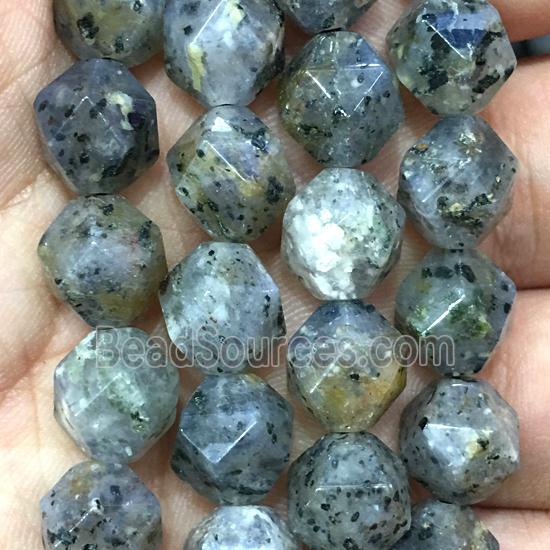 moss opal jasper beads, faceted round