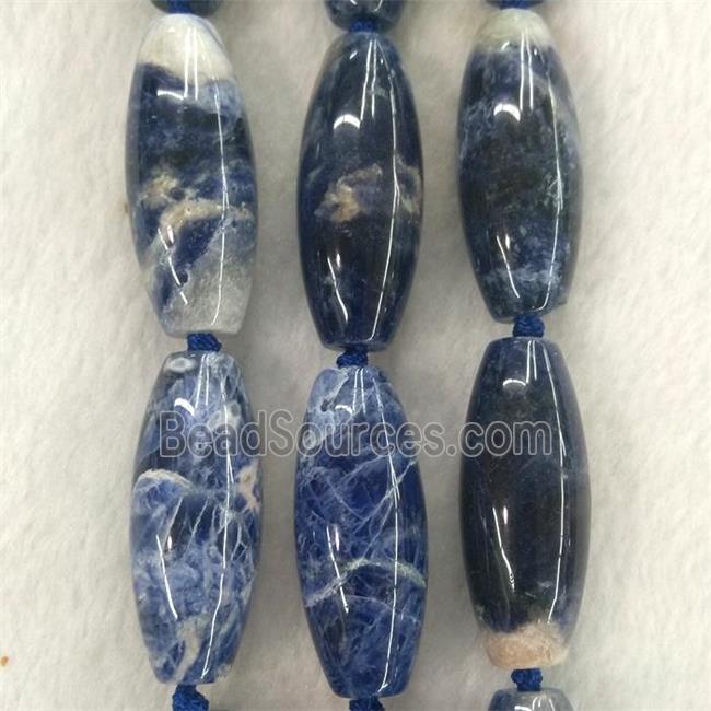 blue Sodalite rice beads