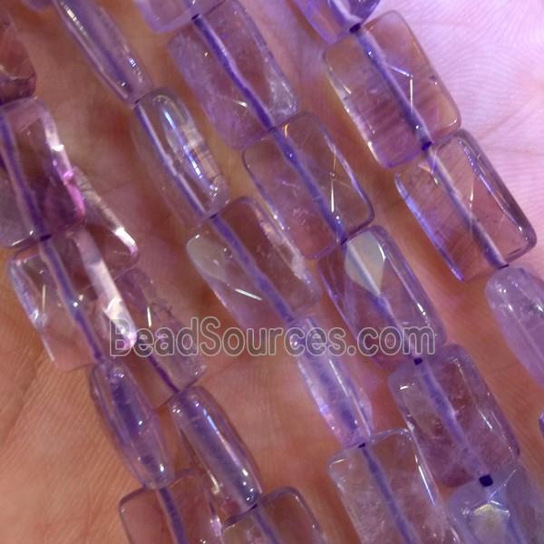 Amethyst beads, rectangle