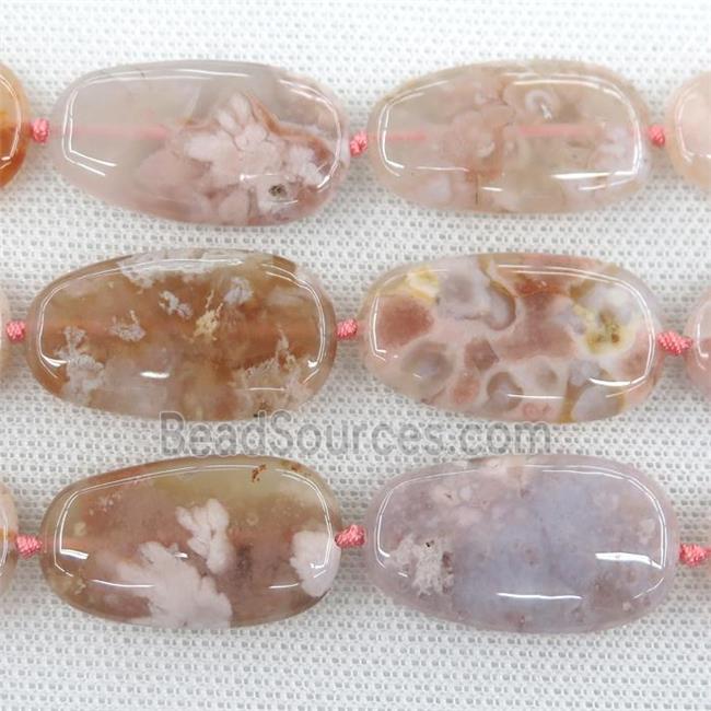 natural Cherry Agate beads, freeform