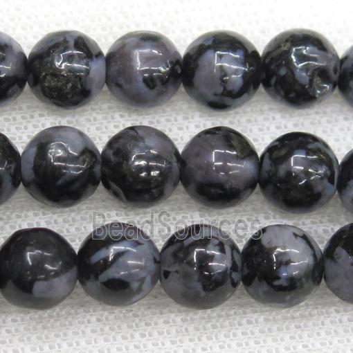 round Gray Opal Stone beads