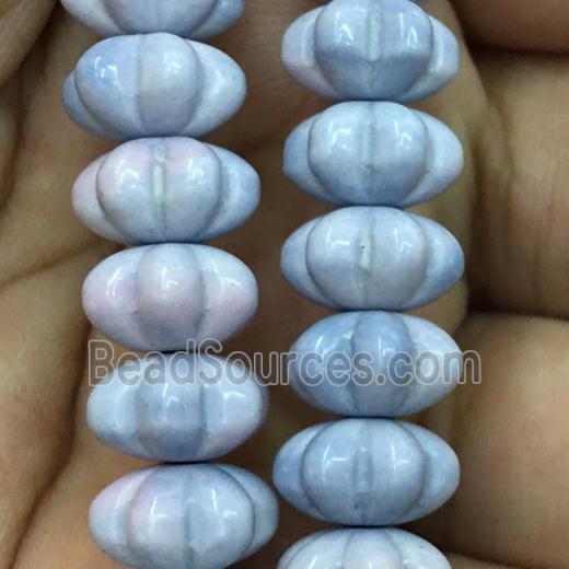 dichromatic Alashan Agate Beads, pumpkin