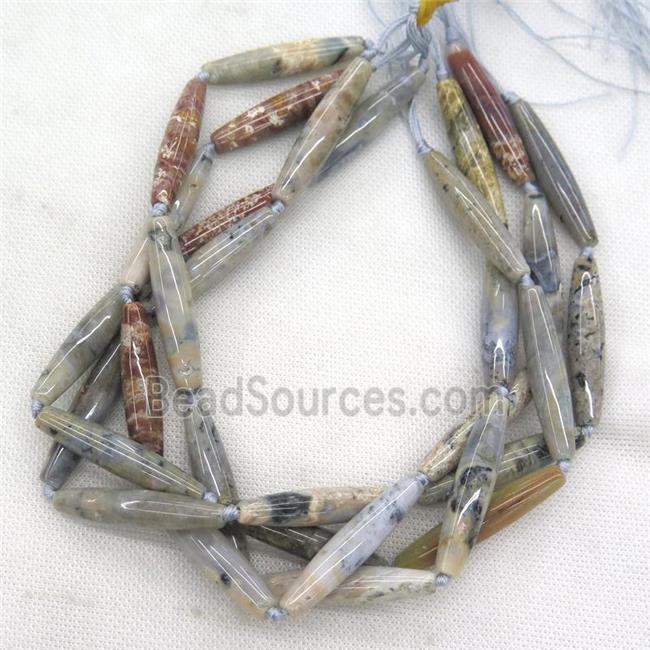 natural Ocean Agate rice beads