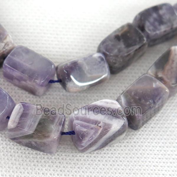 dogteeth Amethyst Cuboid beads