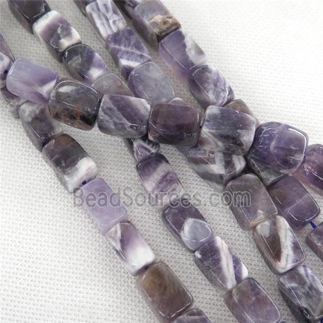 dogteeth Amethyst Cuboid beads