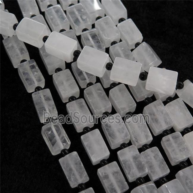 Clear quartz Cuboid beads