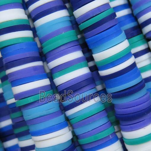 Fimo Polymer Clay heishi beads, mixed color