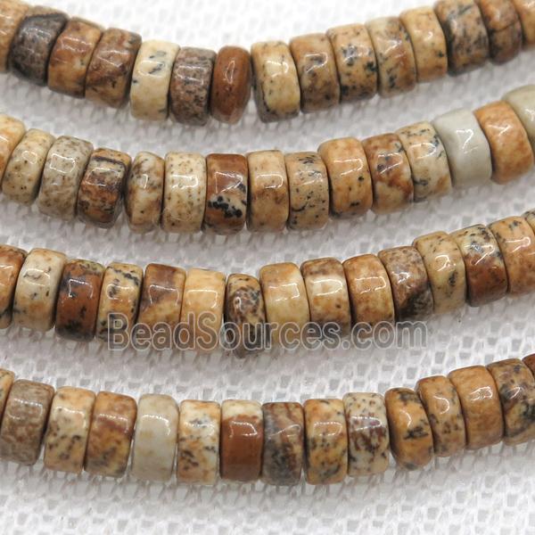 Picture Jasper heishi beads