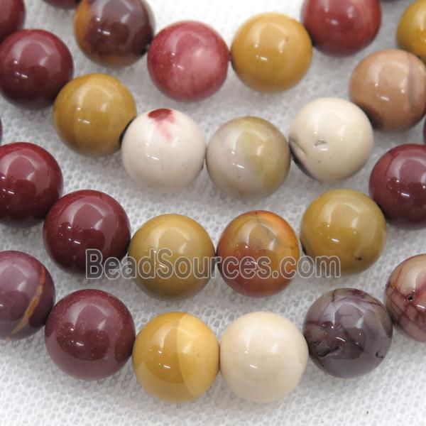 round Mookaite Beads