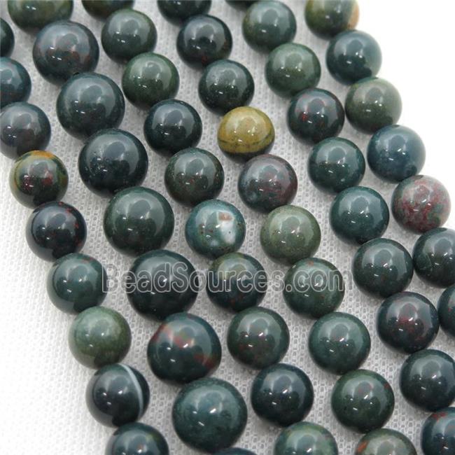 chook BloodStone Beads, round