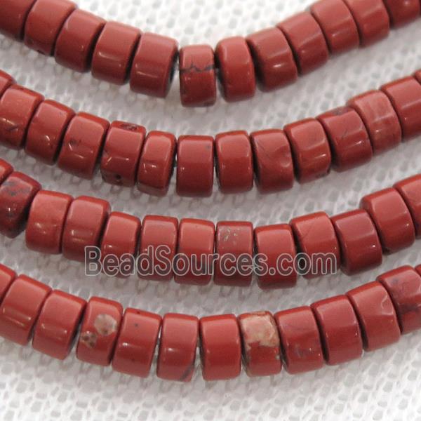 red Jasper heishi beads