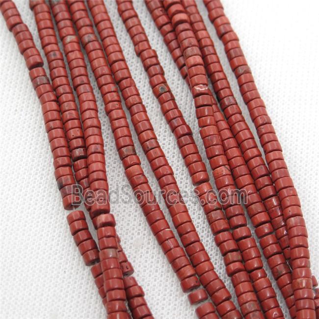 red Jasper heishi beads