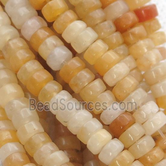 yellow Aventurine heishi beads