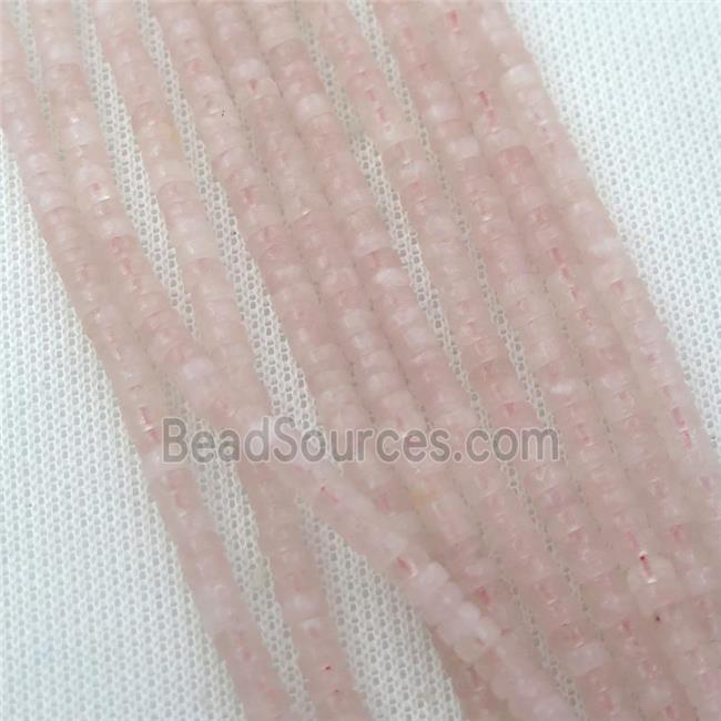 Rose Quartz heishi beads