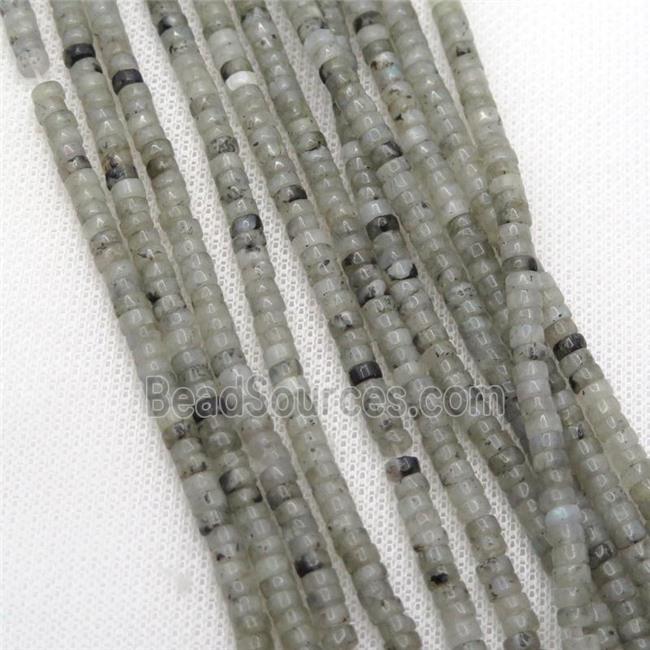 gray Labradorite heishi beads